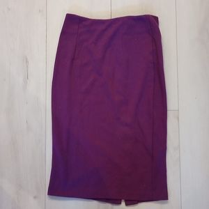 Forever 21 purple pencil skirt